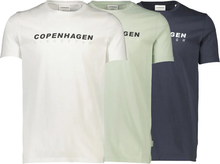 Lindbergh 3 pack CPH tee S/S Multi