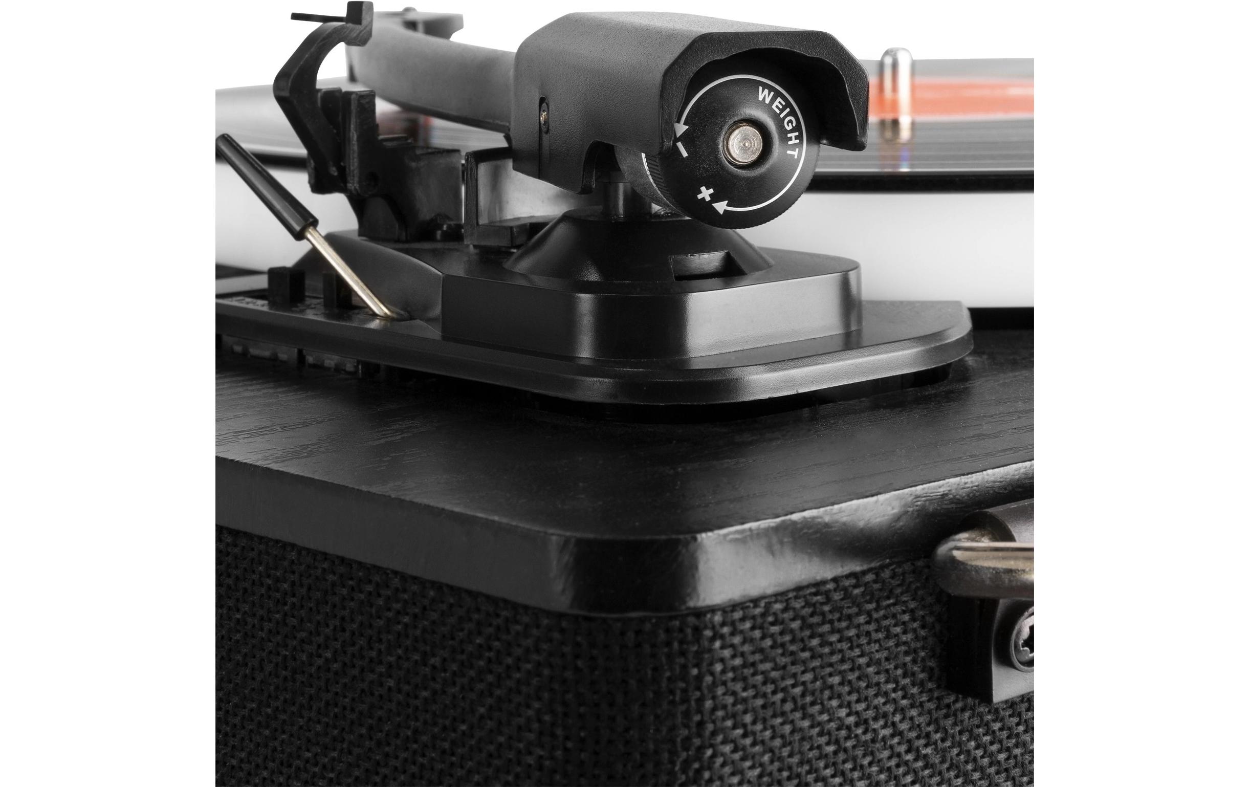 Plattenspieler RP162LED Schwarz<br>Plattenspieler mit Bluetooth und farbwechselnden LEDs
