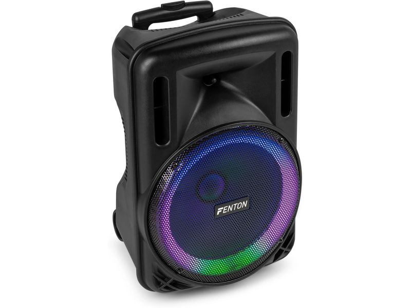 Fenton Lautsprecher FT12 lED MK2 Tragbarer PA-Lautsprecher mit LED