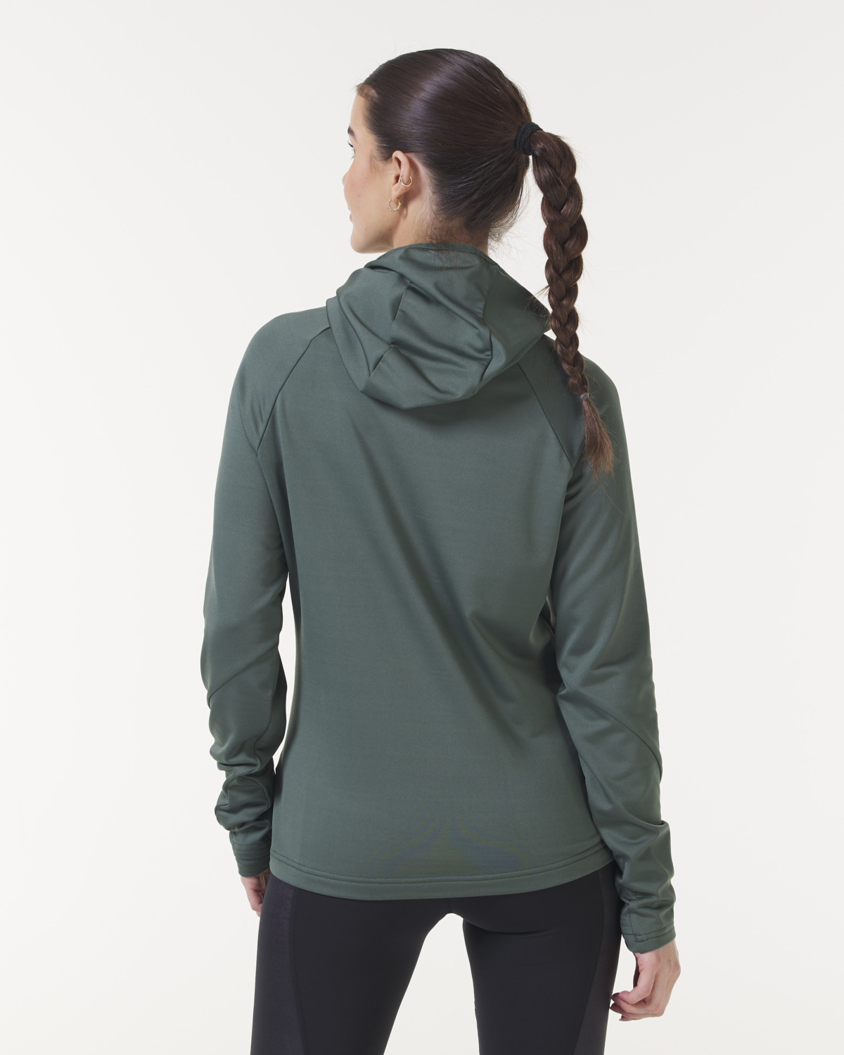LEVITY Radical Run Tech Hood Greengrey