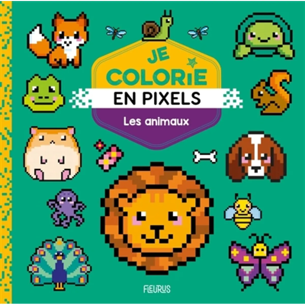 Les animaux : je colorie en pixels