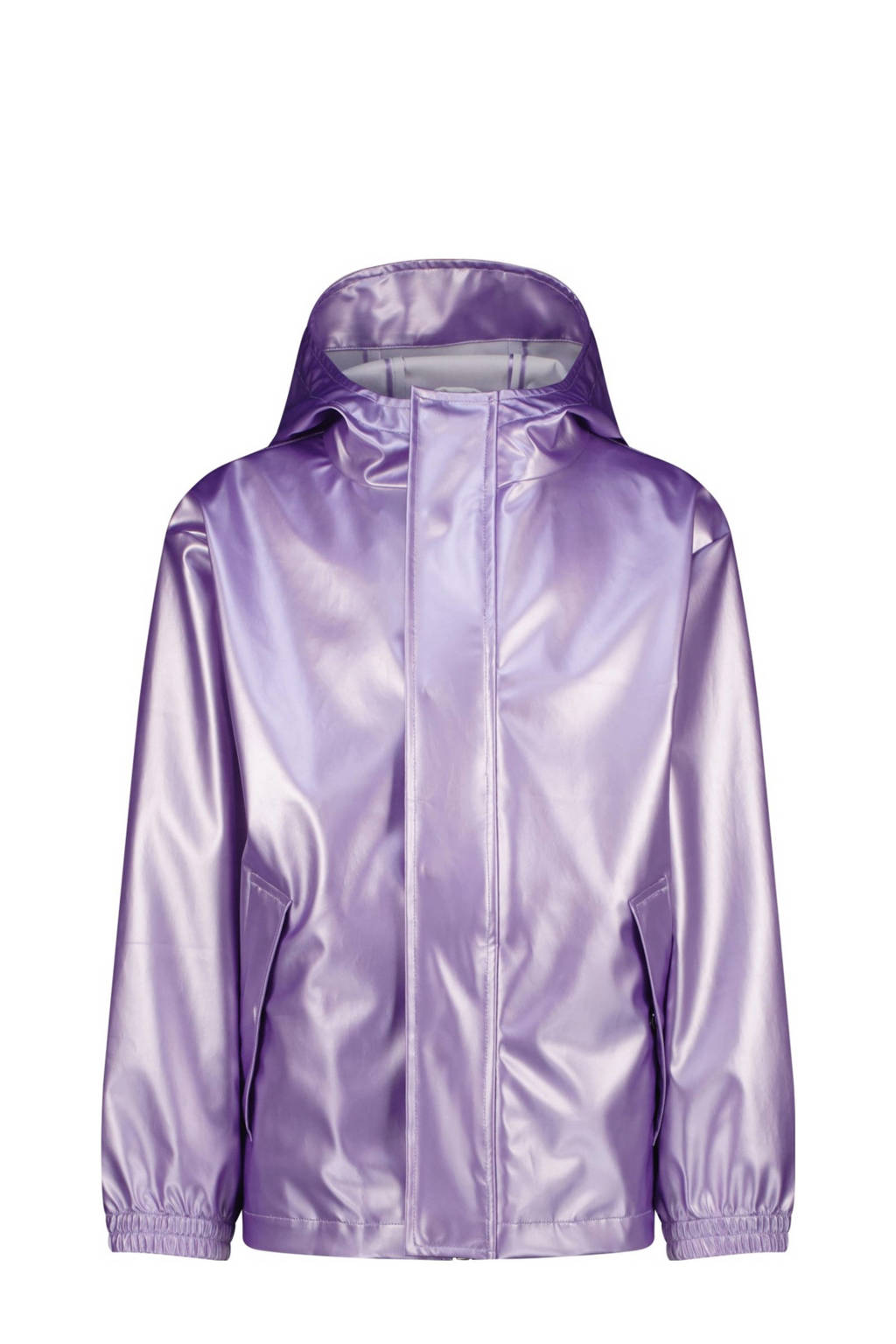 Vingino kids regenjas Lightning lila metallic