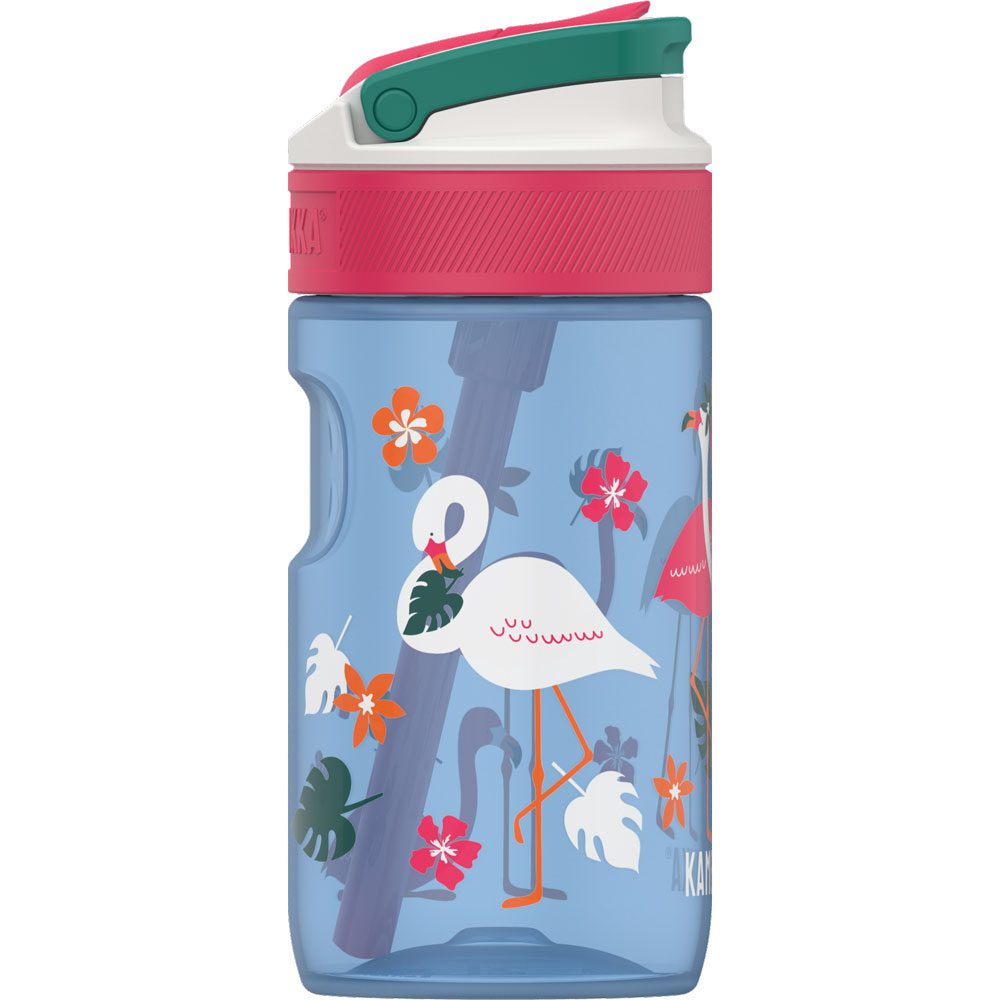 Kambukka Lagoon Trinkflasche Kinder 400ml blue flamingo