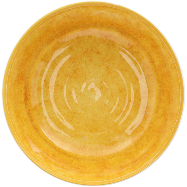 Blokker Dolce Frutta kom - Melamine - Geel