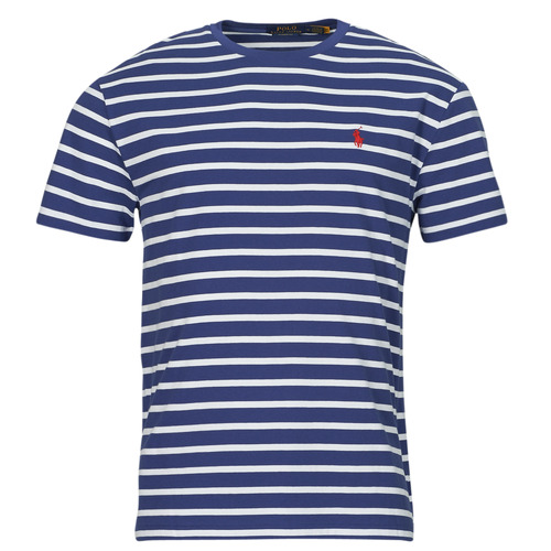 Polo Ralph Lauren - T-SHIRT AJUSTE EN COTON Marino / Blanco / Playa / Royal / Blanco