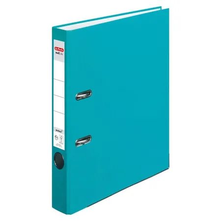 Herlitz Ordner PP A4 5cm FSC-Mix maXfile protect türkis