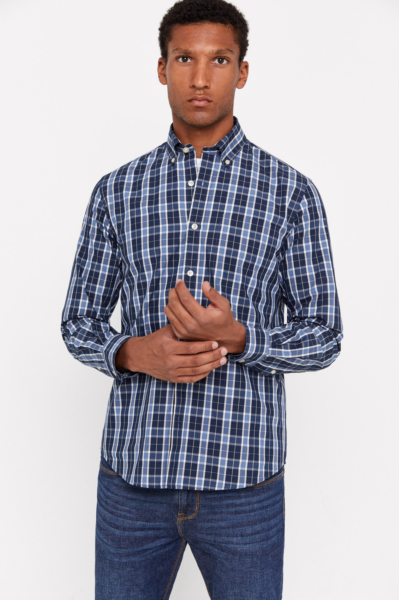 Camisa xadrez Coolmax