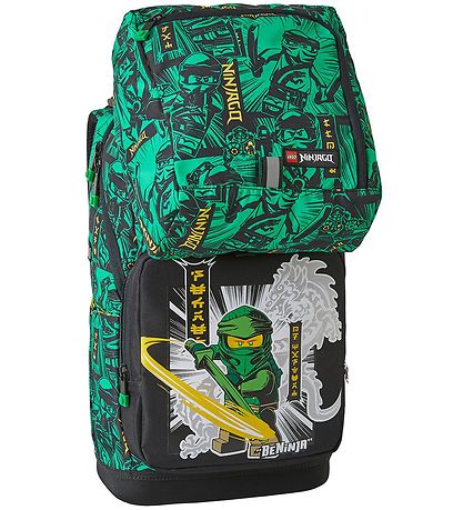 LEGO® Ninjago Schulranzen m. Sporttasche - Optimo - Schwarz/Grün