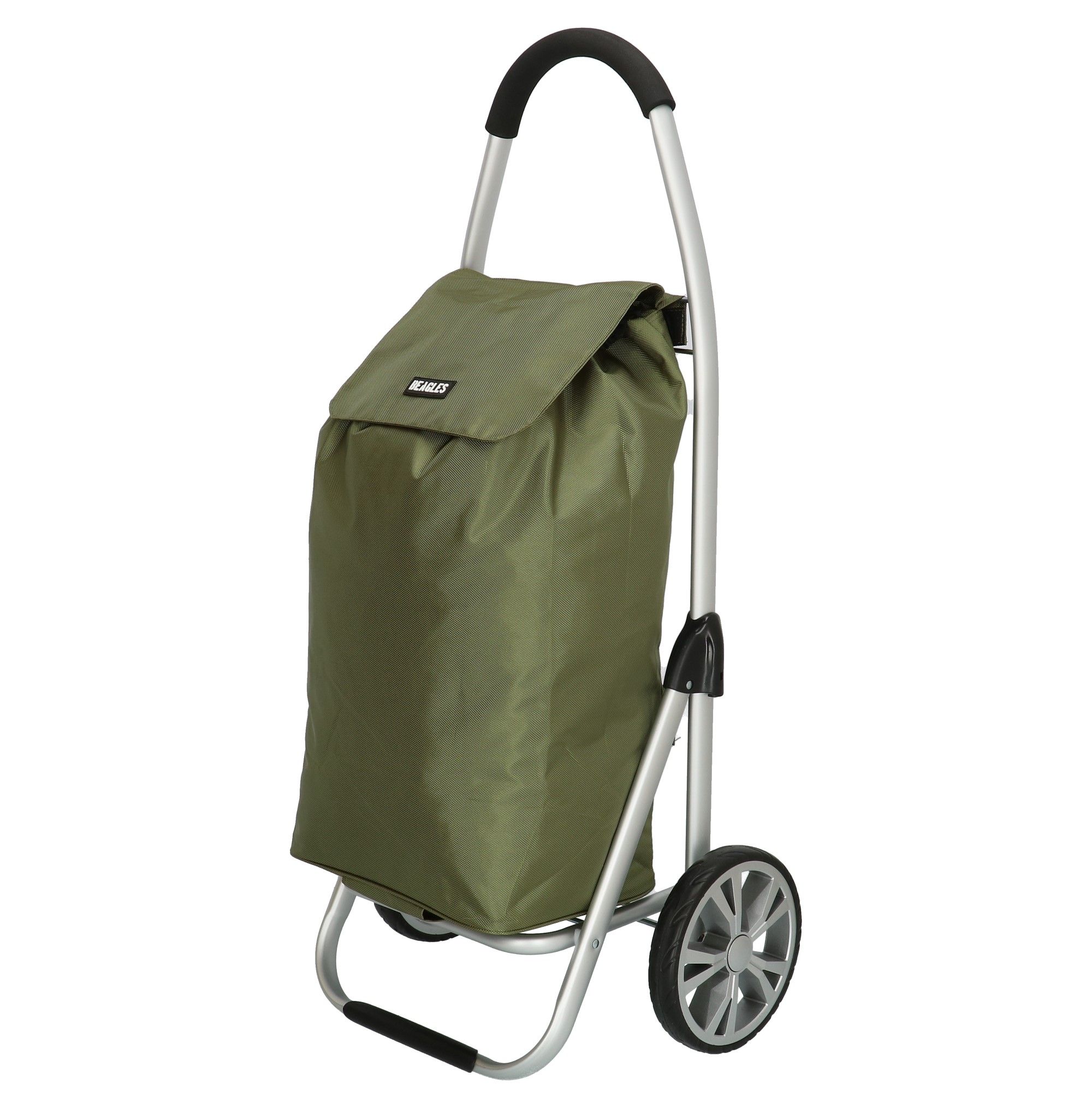 Beagles Alberic Boodschappen Trolley Olijfgroen