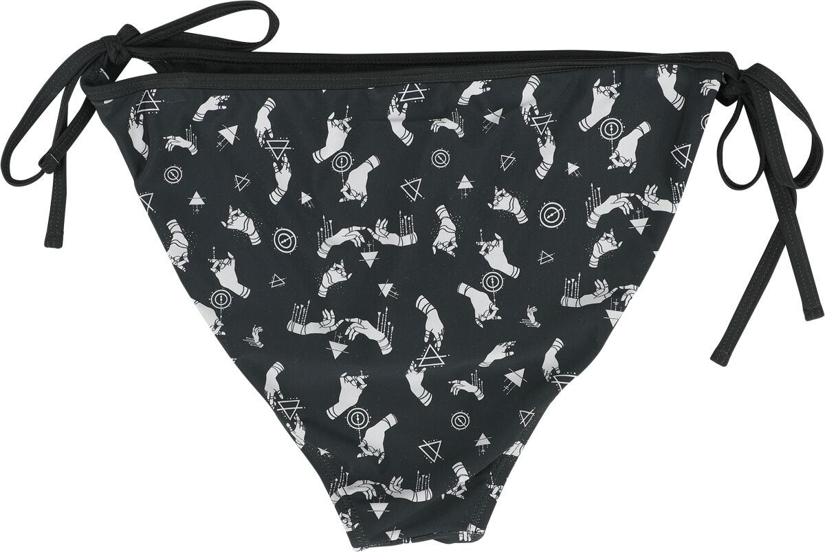 Bas de Bikini avec Symboles Mystiques | Gothicana by EMP Bas de bikini