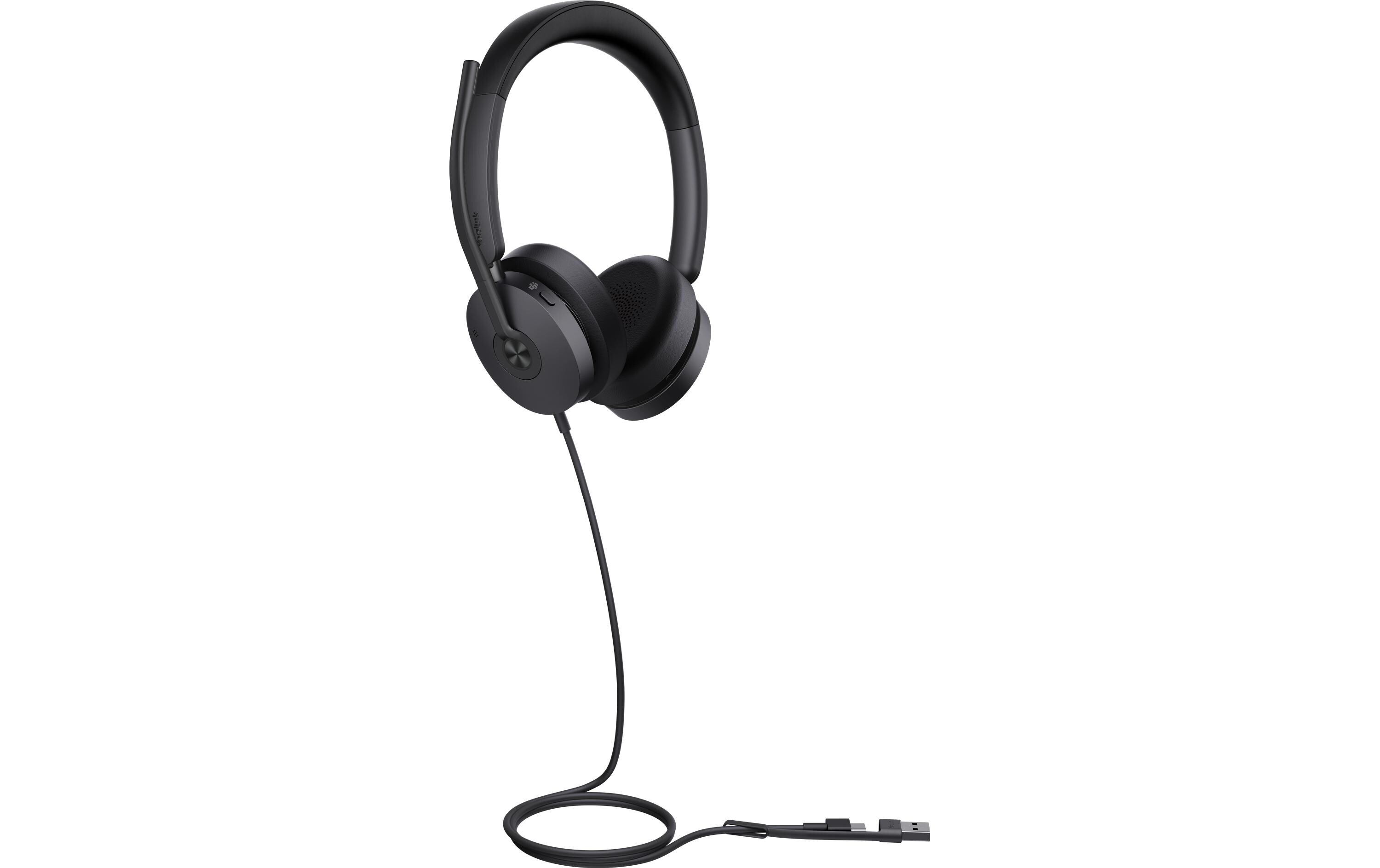 Headset UH48 Dual Teams USB-C/A KabelgebundenYealink UH48 Dual Teams USB-C/A Kopfhörer Kabelgebunden Kopfband Anrufe/Musik USB Type-C / USB Type-A Schwarz