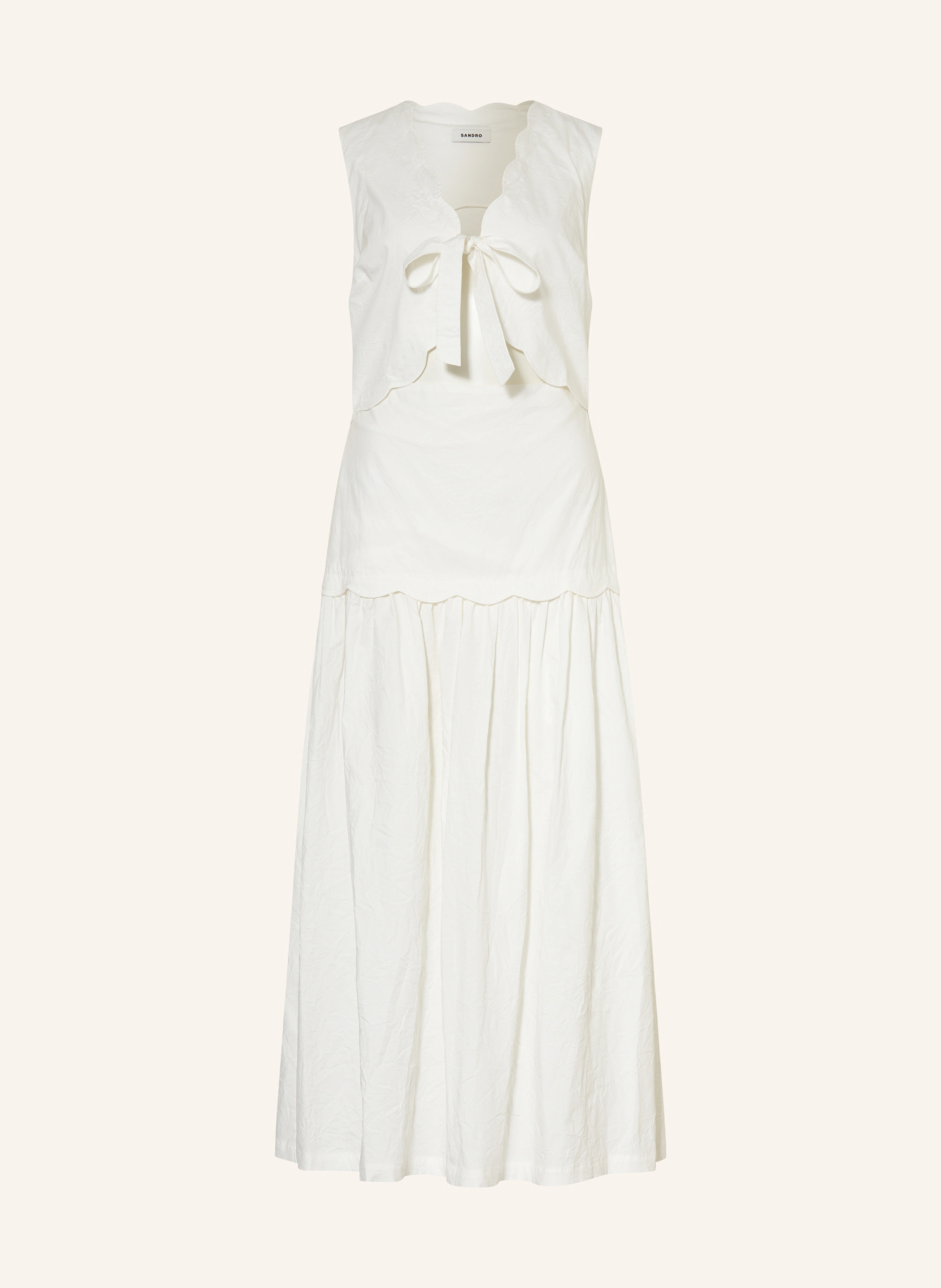 SANDRO Kleid mit Cut-out