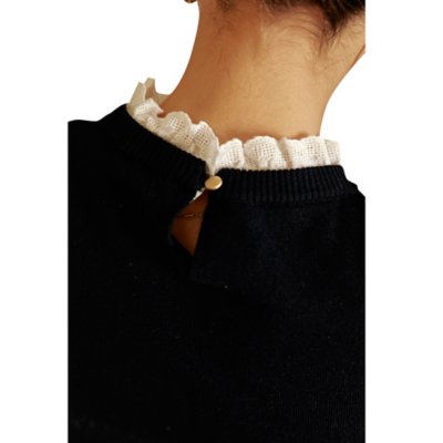 Pull femme Aubine NOIR LA PETITE ETOILE