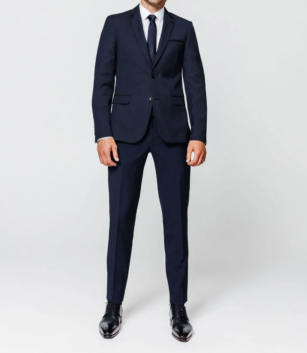 Veste micro motif navy