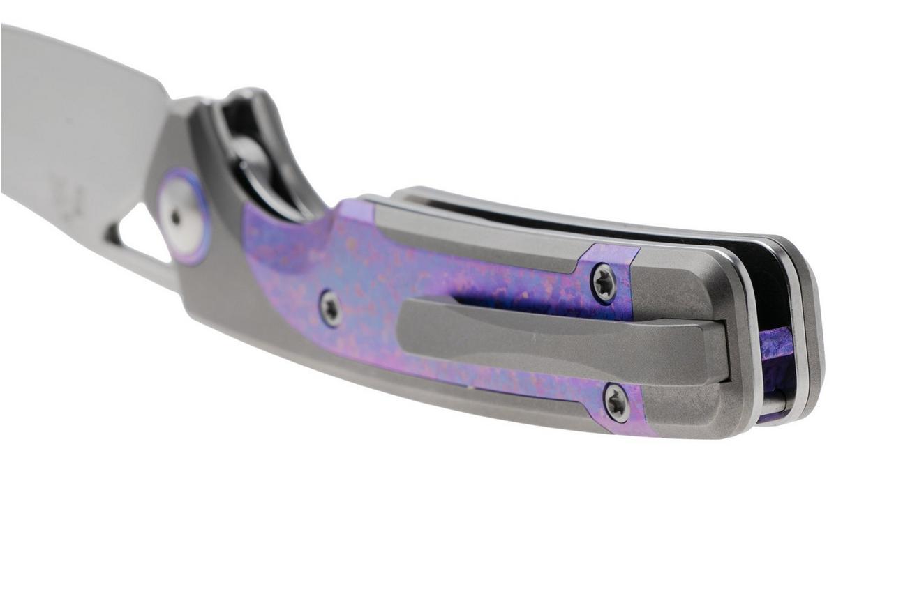 Kizer Ara KI3729A3, Hand Brushed Satin CPM S45VN, Snowflake Titanium zakmes, Jonathan Styles and Paul Munko design