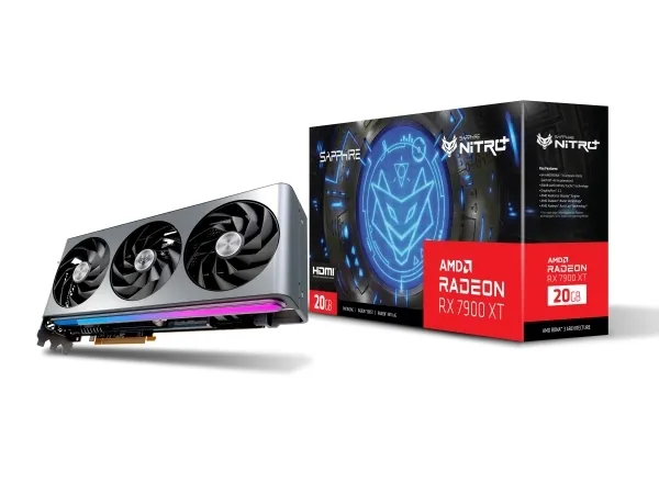 Sapphire NITRO  Radeon RX 7900 XT Vapor-X - Grafikkort - Radeon RX 7900 XT - 20 GB GDDR6 - PCIe 4.0 x16 - 2 x DisplayPort, 2 x HDMI