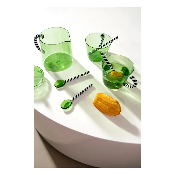 &Klevering Théière en verre Duet | Vert
