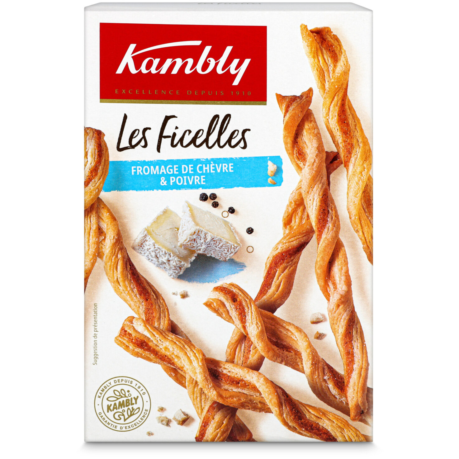 Kambly Les Ficelles Chèvre-Poivre