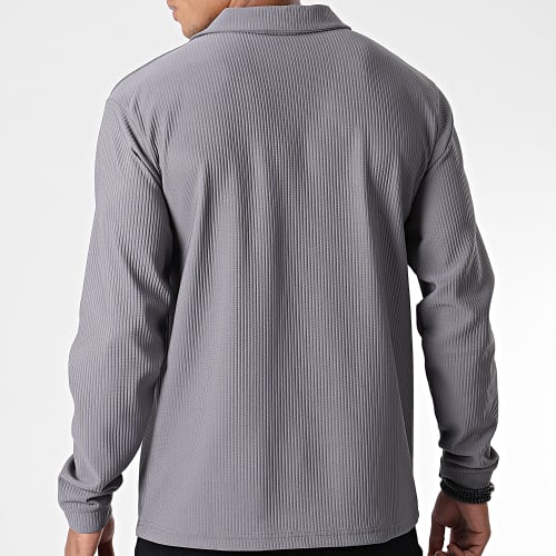 Polo Manches Longues TS-024 Gris