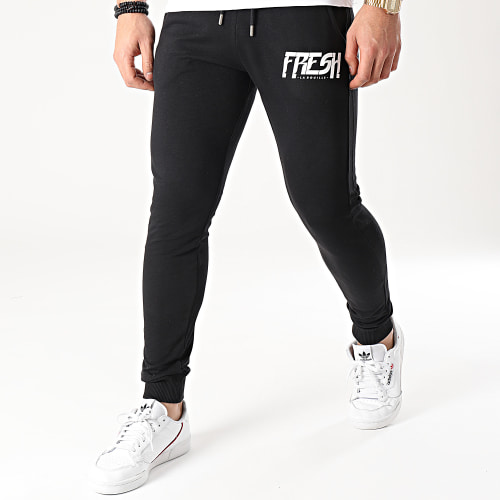 Pantalon Jogging Logo Noir Blanc