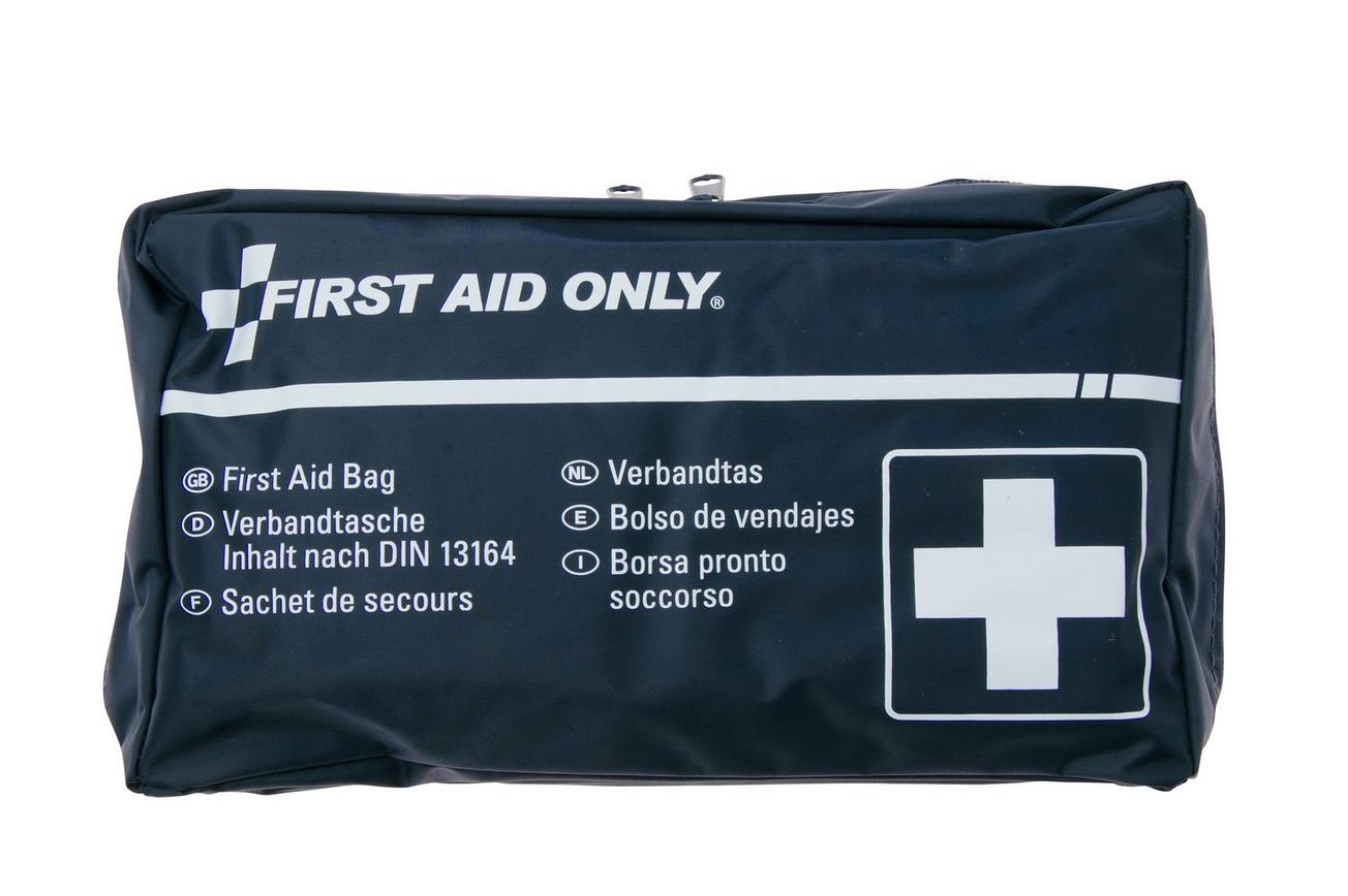 First Aid Only Emergency First Aid Pouch DIN 13164, P-10019, auto EHBO-verbandtas