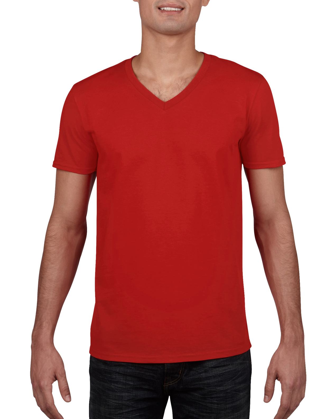 Gildan 64V00 - T-Shirt Homme Col V 100% Coton