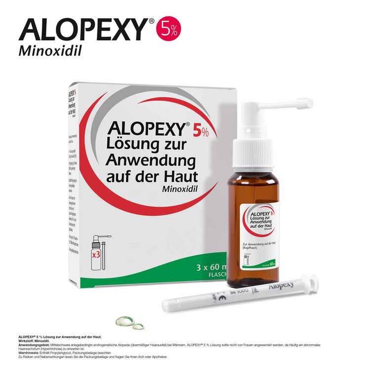 Alopexy 5% Lösung, 6x60 ml