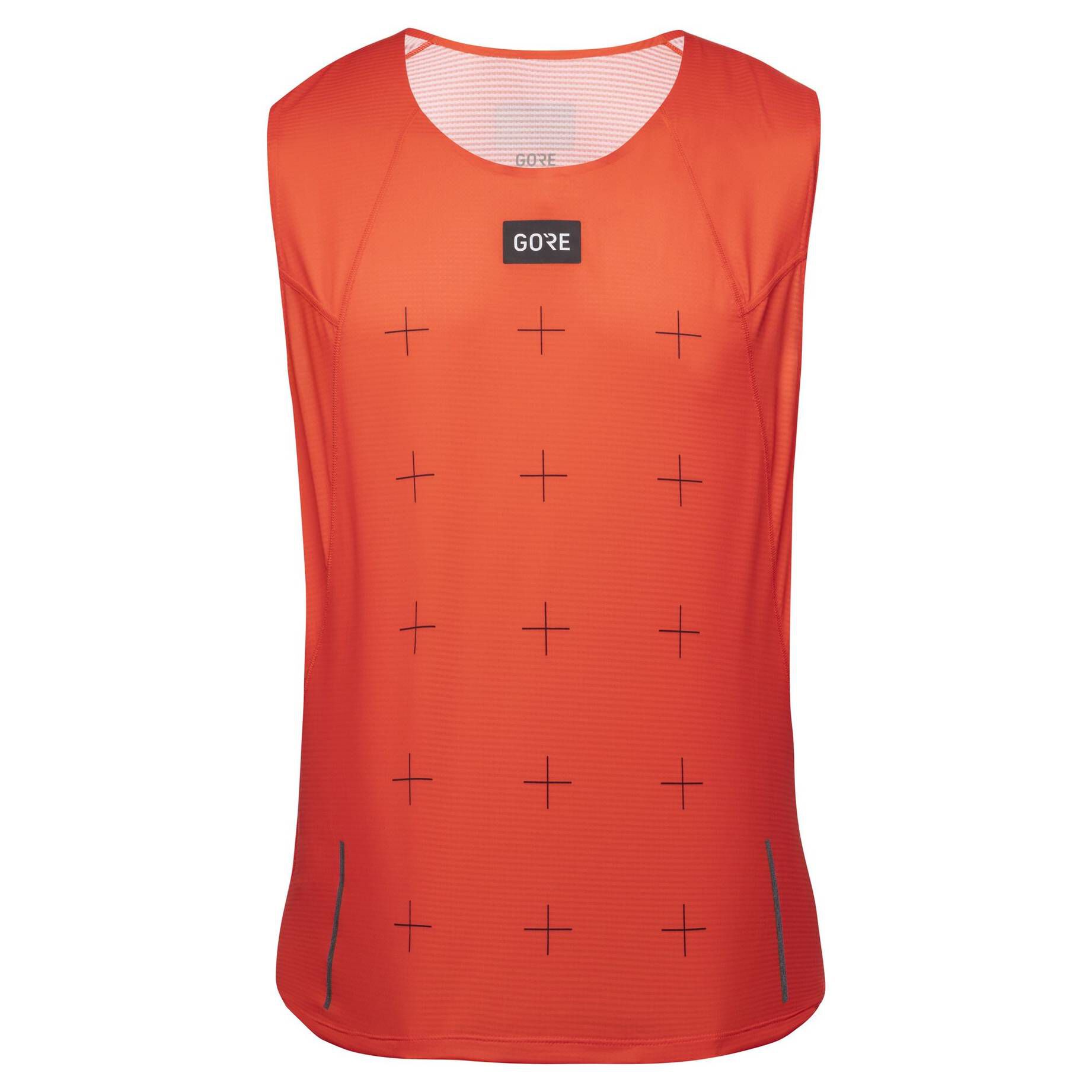 GOREWEAR| Herren Laufshirt CONTEST DAILY SINGLET orangerot