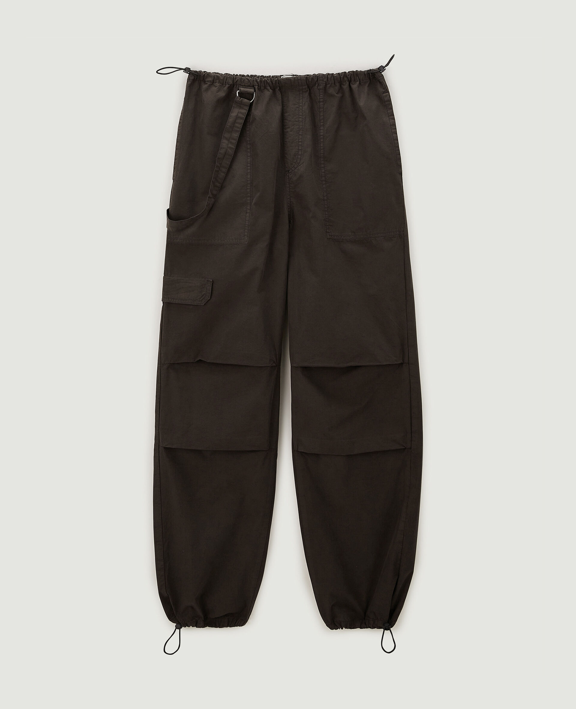 Pantalon parachute - Vert kaki