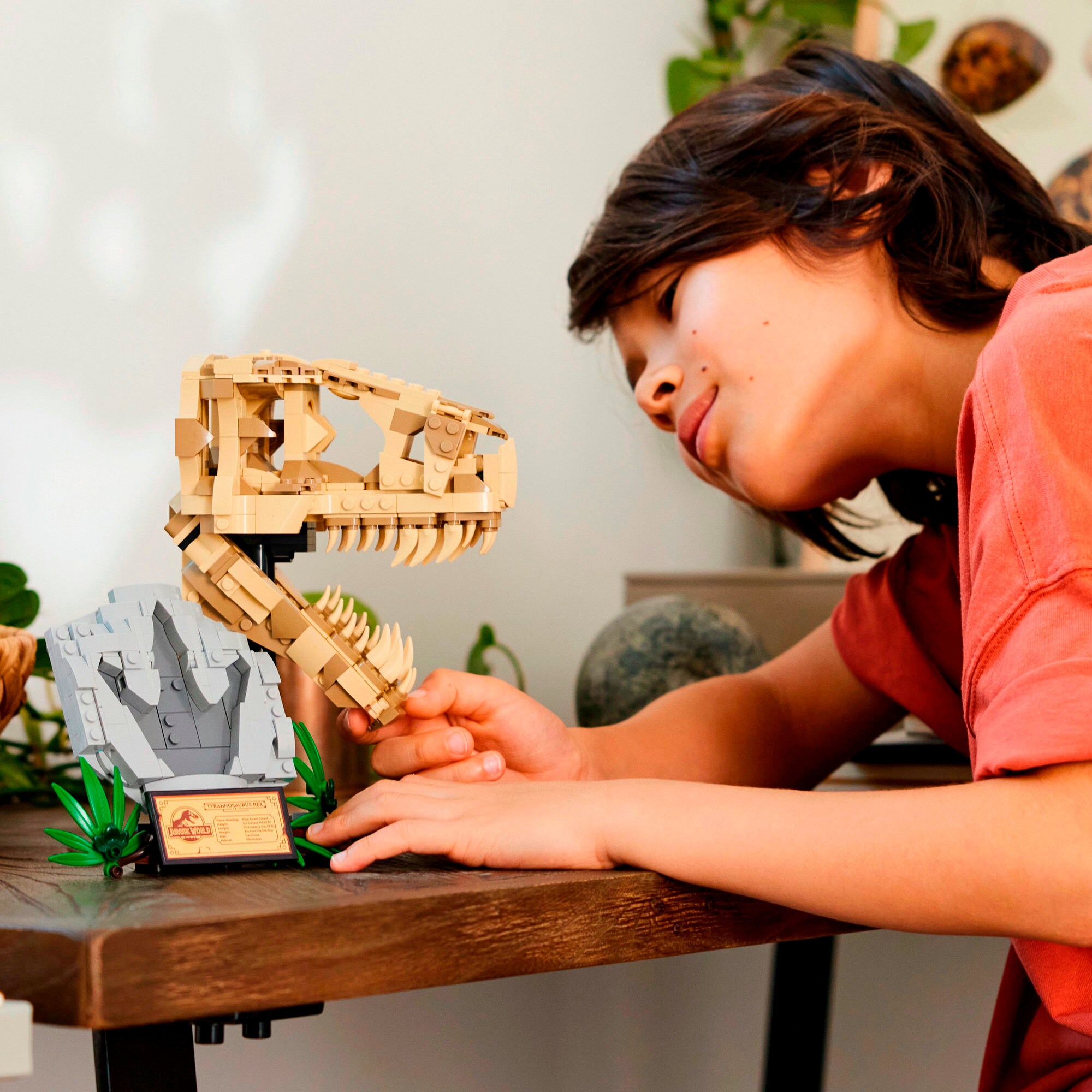 LEGO Konstruktionsspielzeug Jurassic World Dinosaurier-Fossilien: T.-Rex-Kopf