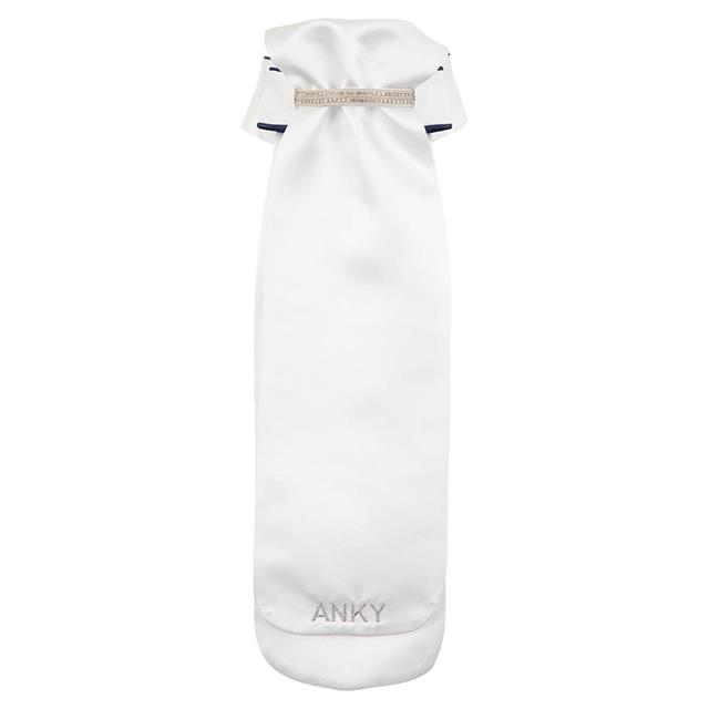 Plastron ANKY Multi-Fit Wit-donkerblauw