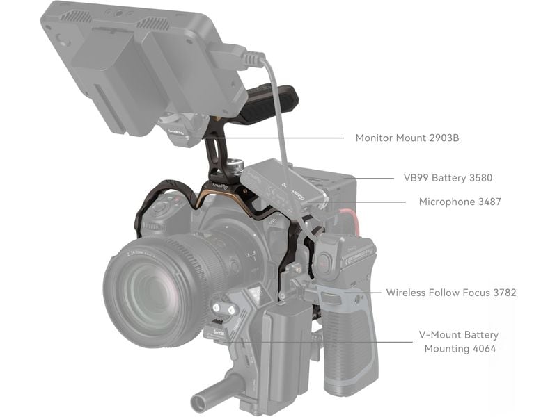 Smallrig Cage Nikon Z 8 Nacht-Adler Käfig-Set für Nikon Z 8