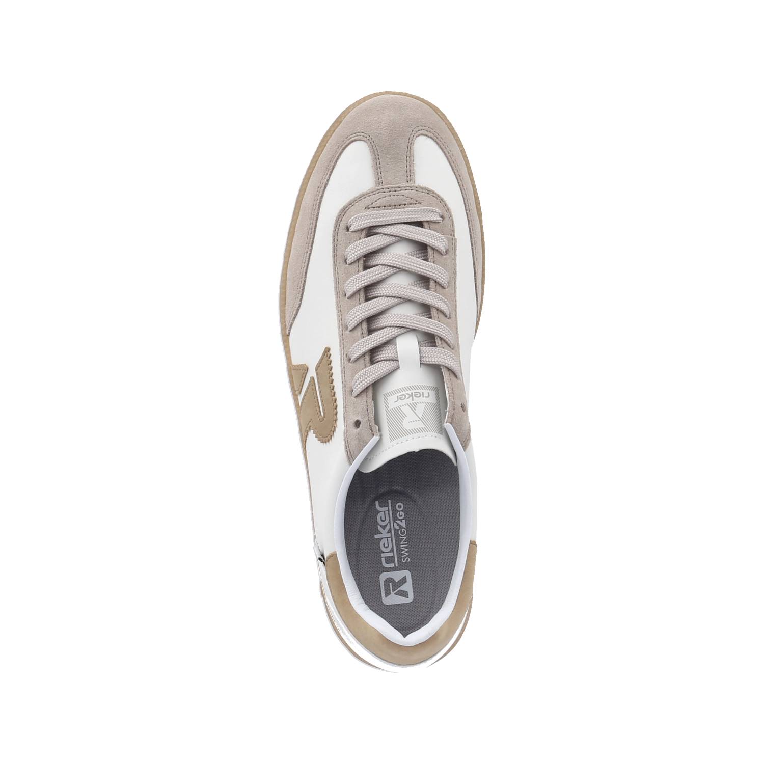 Rieker Low Sneaker - weiss kombi