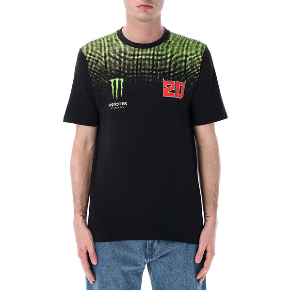 Fabio Quartararo - T-shirt Dual FQ20 Monster N°2 Noir / Vert