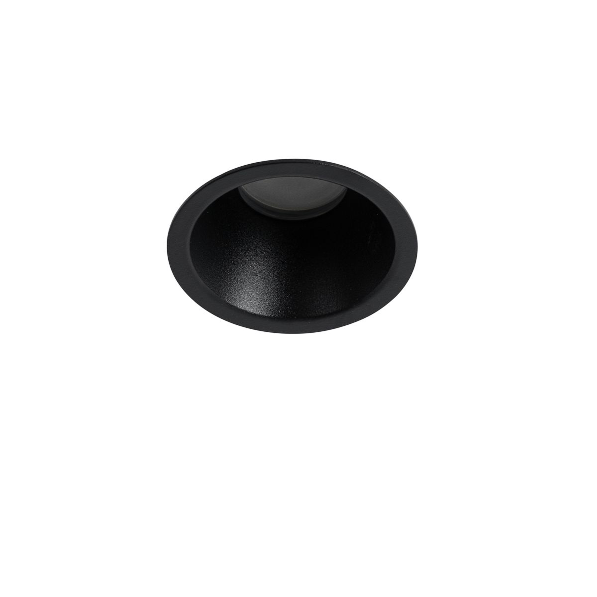 Set van 12 moderne inbouwspots zwart GU10 35mm IP44 - Dept