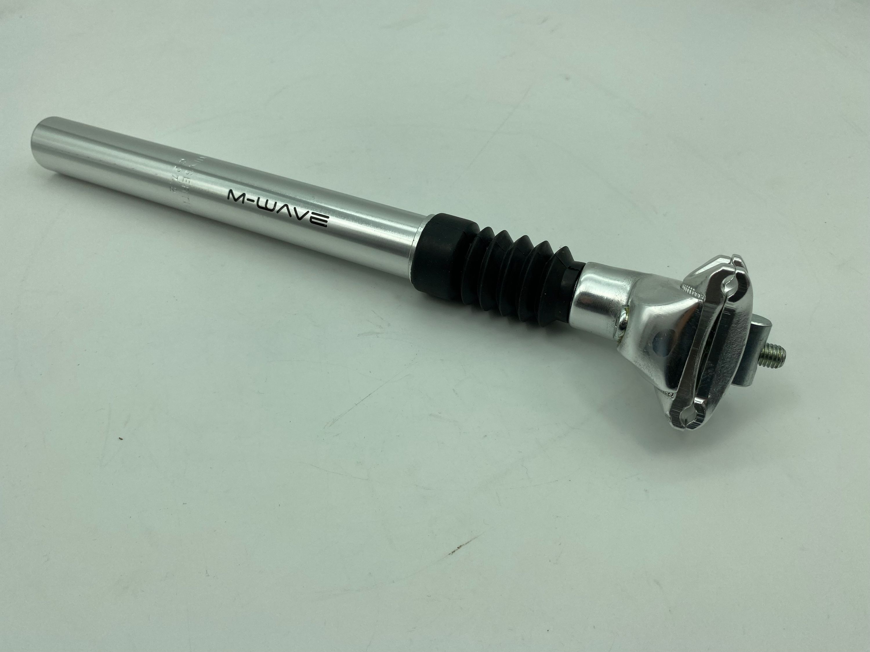 M-Wave Sattelstütze 26,6mm Patent Befestigung Silber
