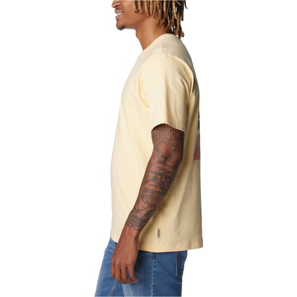 T-shirt COLUMBIA EXPLORERS CANYON BACK SHORT SLEEVE TEE SUNKISSED/HERITAGE
