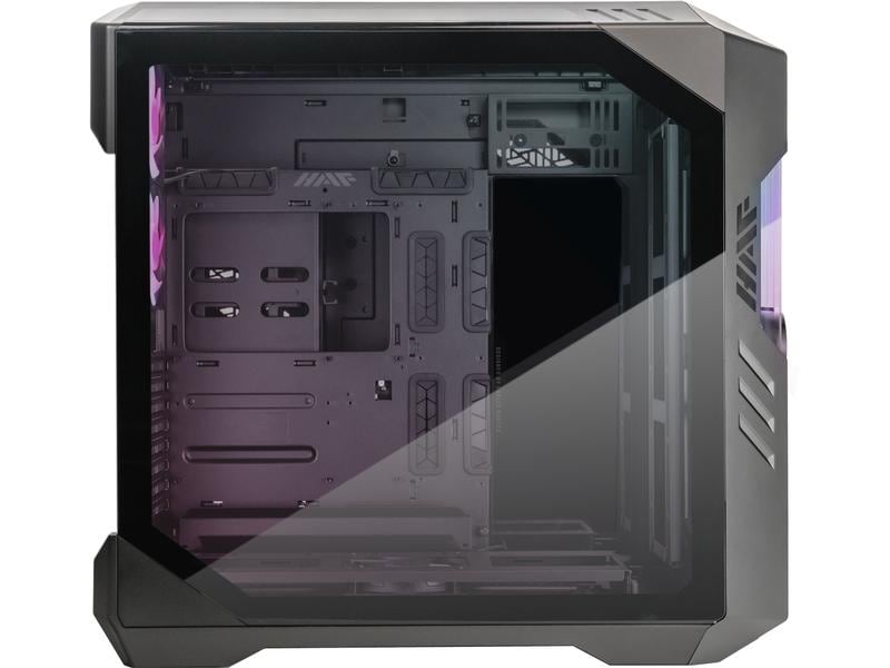 Cooler Master PC-Gehäuse HAF 700 EVO Schwarz Vielseitig einsetzbarer Big-Tower mit Sichtfenster