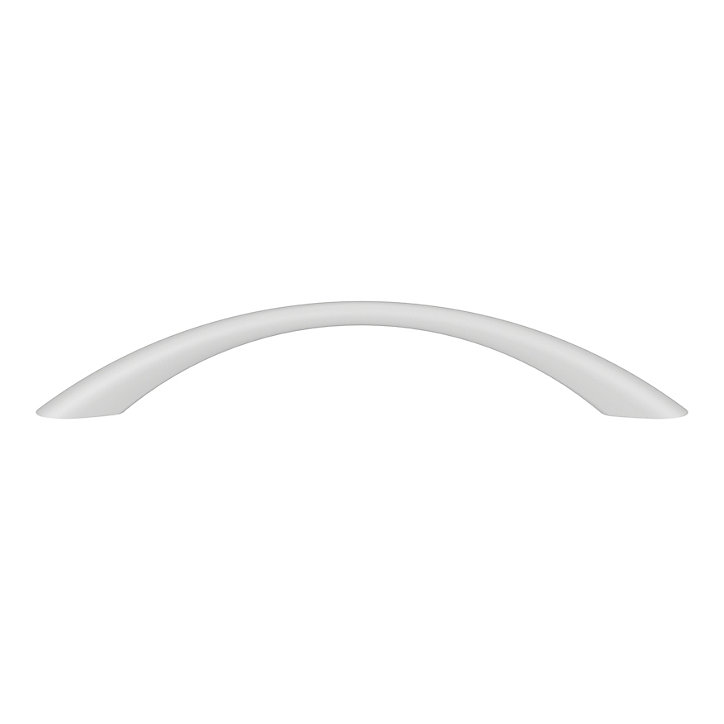 Poignée de meuble nœud GoodHome Primel mat blanc l.160mm x l.9mm x H. 27mm entraxe 128mm