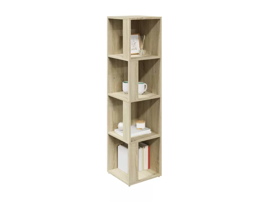 Armoire d'angle Chêne sonoma 33x33x132 cm Bois d’ingénierie