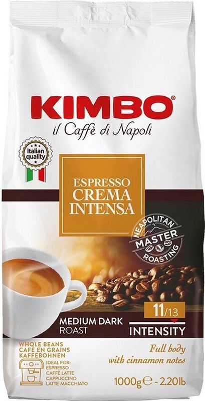 Kimbo Espresso Crema Intensa - koffiebonen - 1 kilo