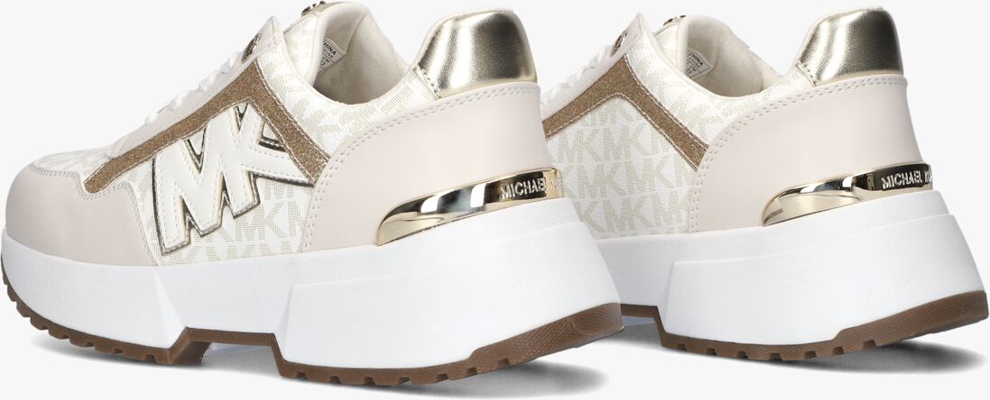 MICHAEL KORS KIDS beige michael kors kids lage sneakers cosmo maddy