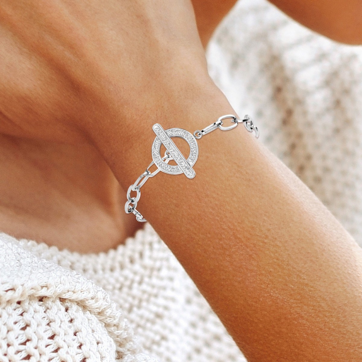 Bracelet SC Crystal orné de Cristaux scintillants