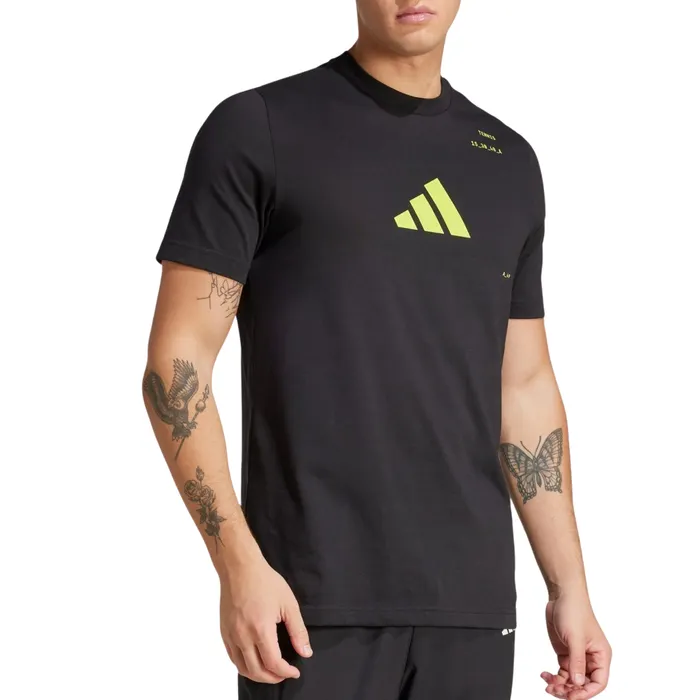 Adidas AeroReady Graphic Tennis Shirt Heren