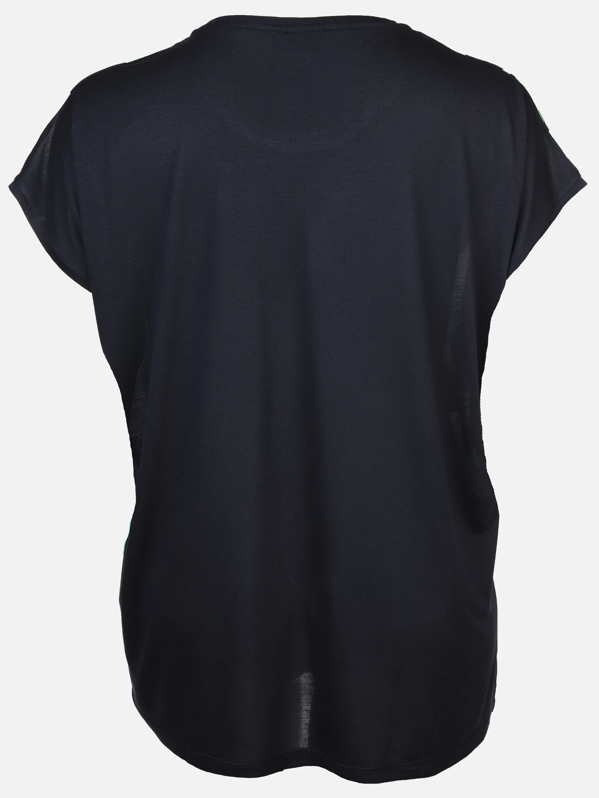 Große Größen Materialmix-Shirt