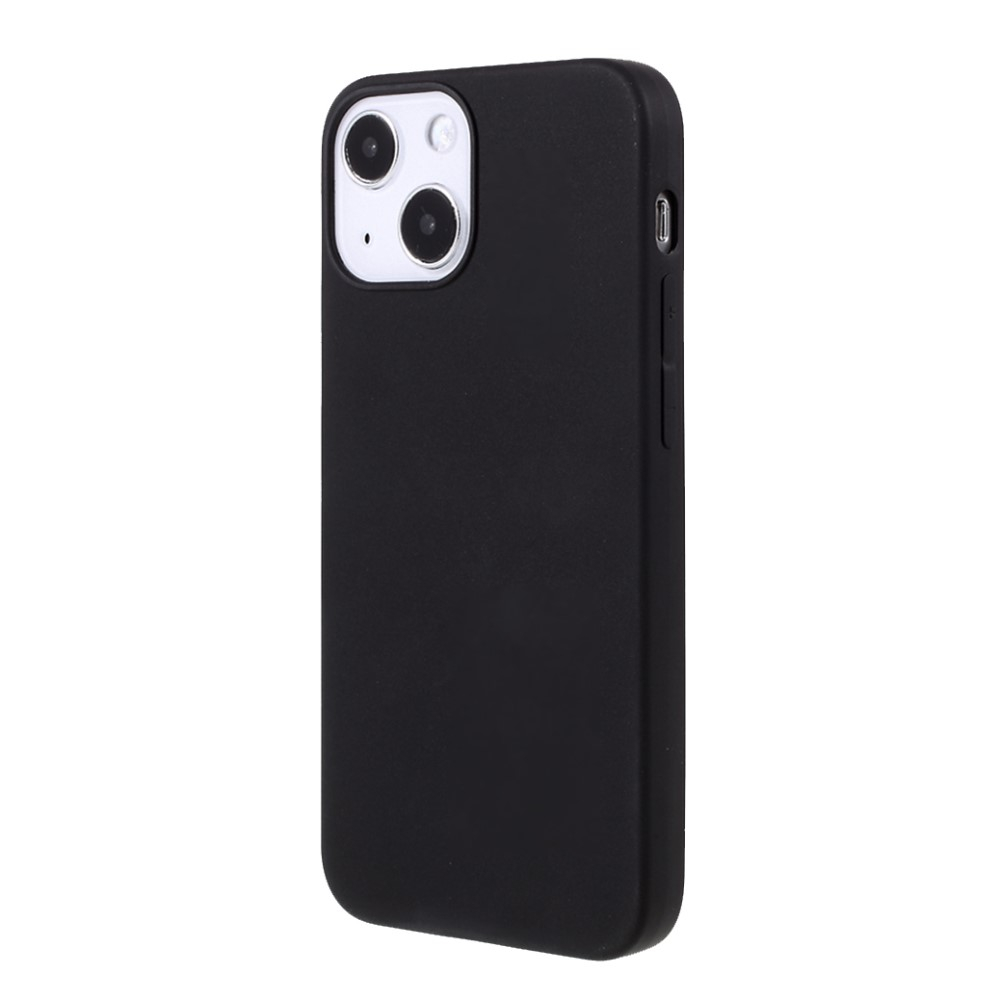 iPhone 13 Gummi Case Hülle Matt - Schwarz