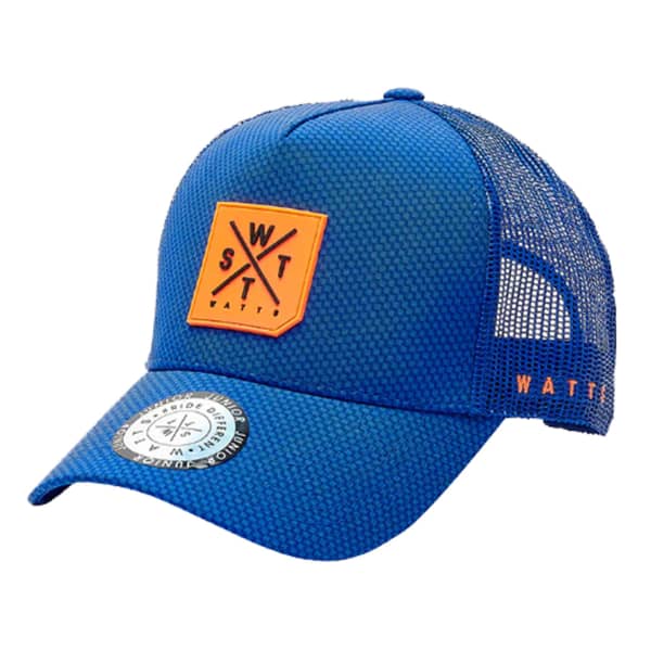 Casquette WATTS TRUCKER CAP SEATTLE JR CARBON DAZZLING BLUE