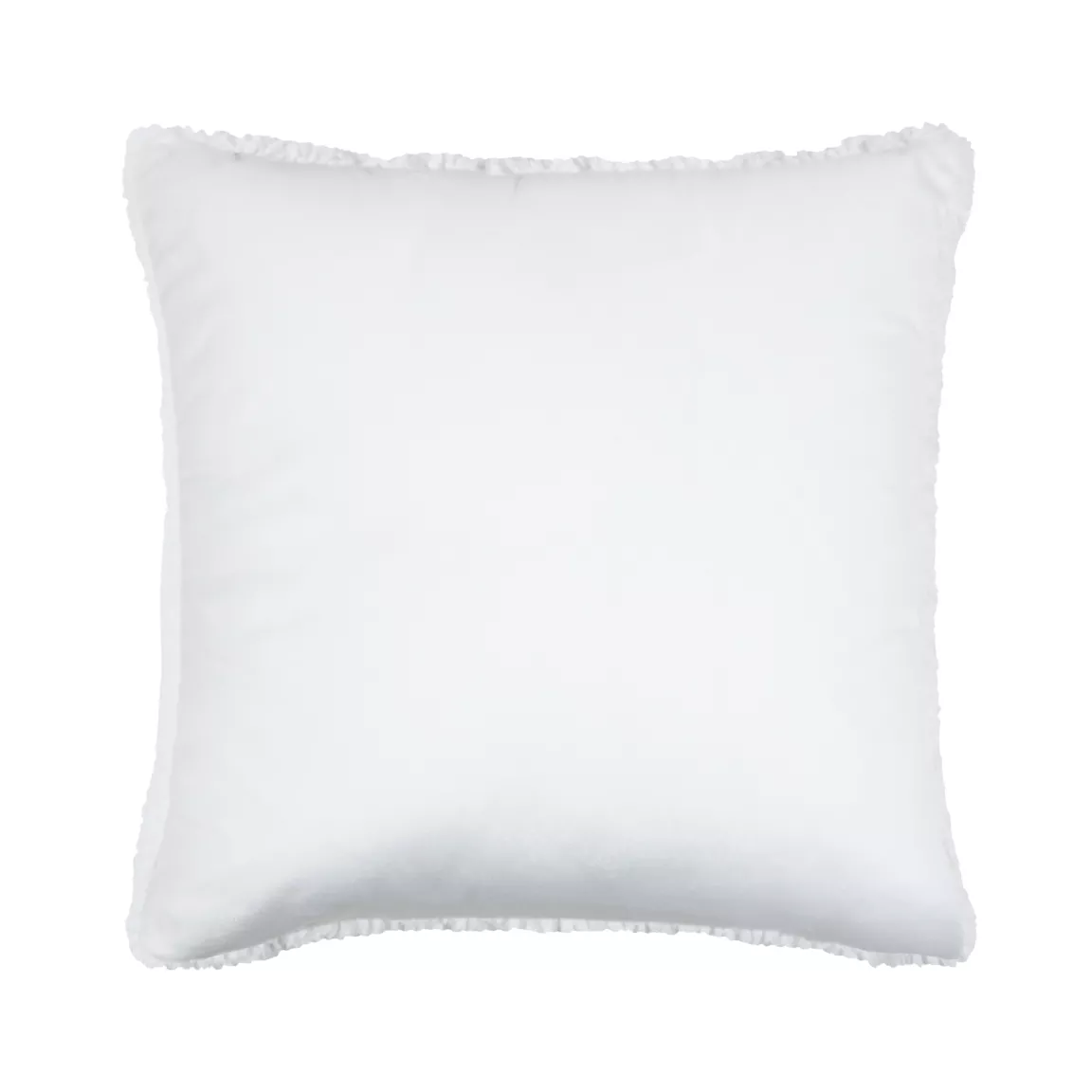 Coussin carré fausse fourrure (45 x 45 cm) Timmy Blanc