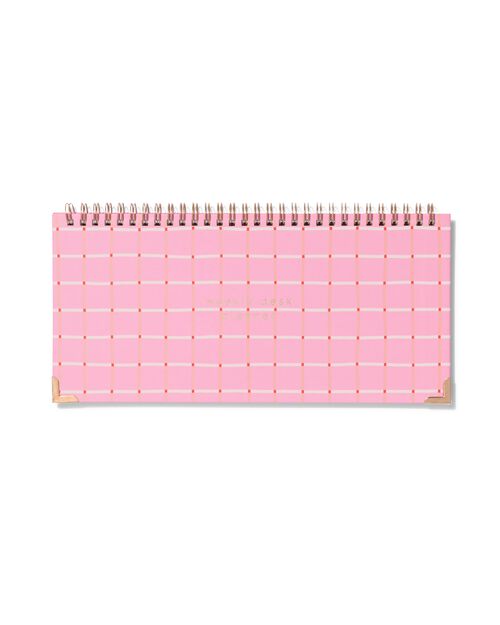agenda hebdomadaire de bureau avec spirale 13x27