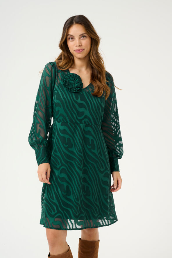 Cream CRYana Dress Ponderosa pine animal